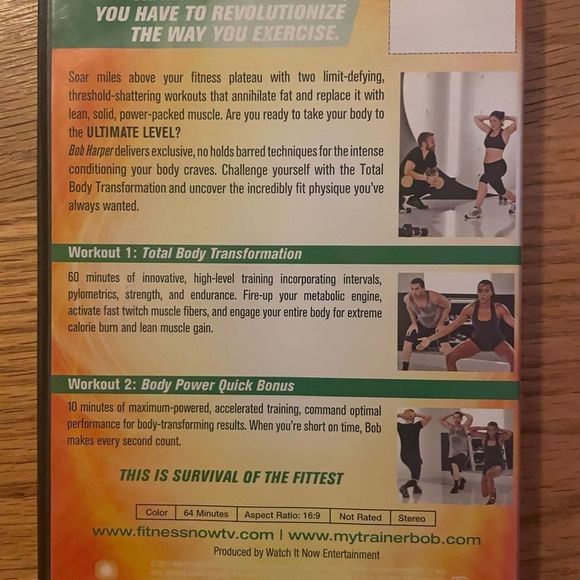 Bundle of 3 Bob Harper Workout DVDS - Picture 8 of 10